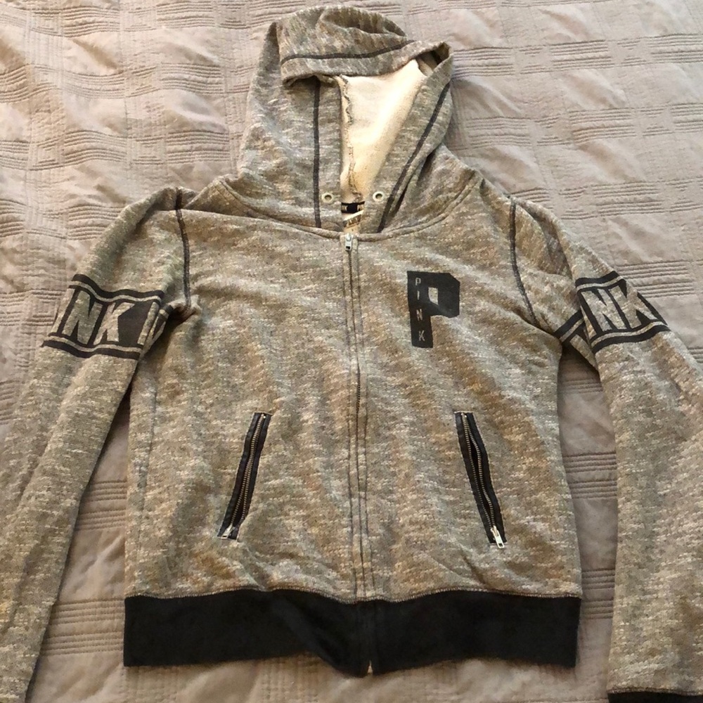 Heathered black hoodie